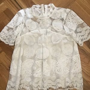 Anthropologie Lace Blouse